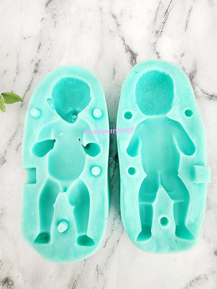 64mm Baby Bottle Shaker Silicone Mold Resin Casting Mold for 