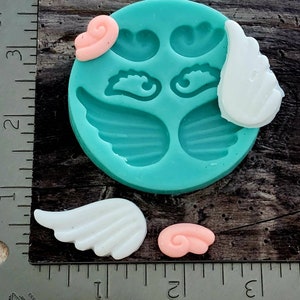 Fairy Wings jewelry silicon sugarcraft Mold jewelry, cupcake, chocolate, gumpaste,polymer clay