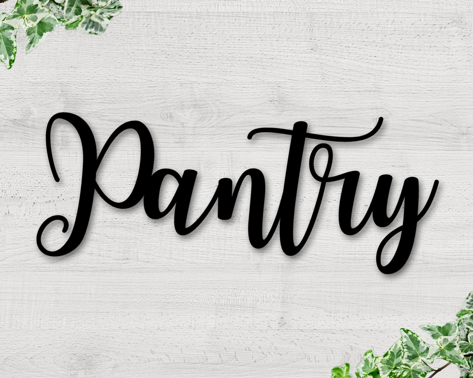 Pantry Sign Pantry Metal Word Metal Wall Art Farmhouse Etsy