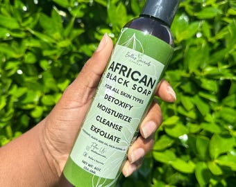 Unrefined Pure African Black Soap