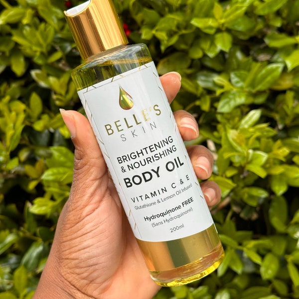 Belle's Skin Brightening Body Oil