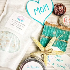 Muttertagsgeschenk/ Seife Geschenk/Kokosnuss Seife/Avocado Körperbutter/ Eukalyptus Badegetränk/ VANILLE KOKOSNUSS EUKALYPTUS Geschenkset