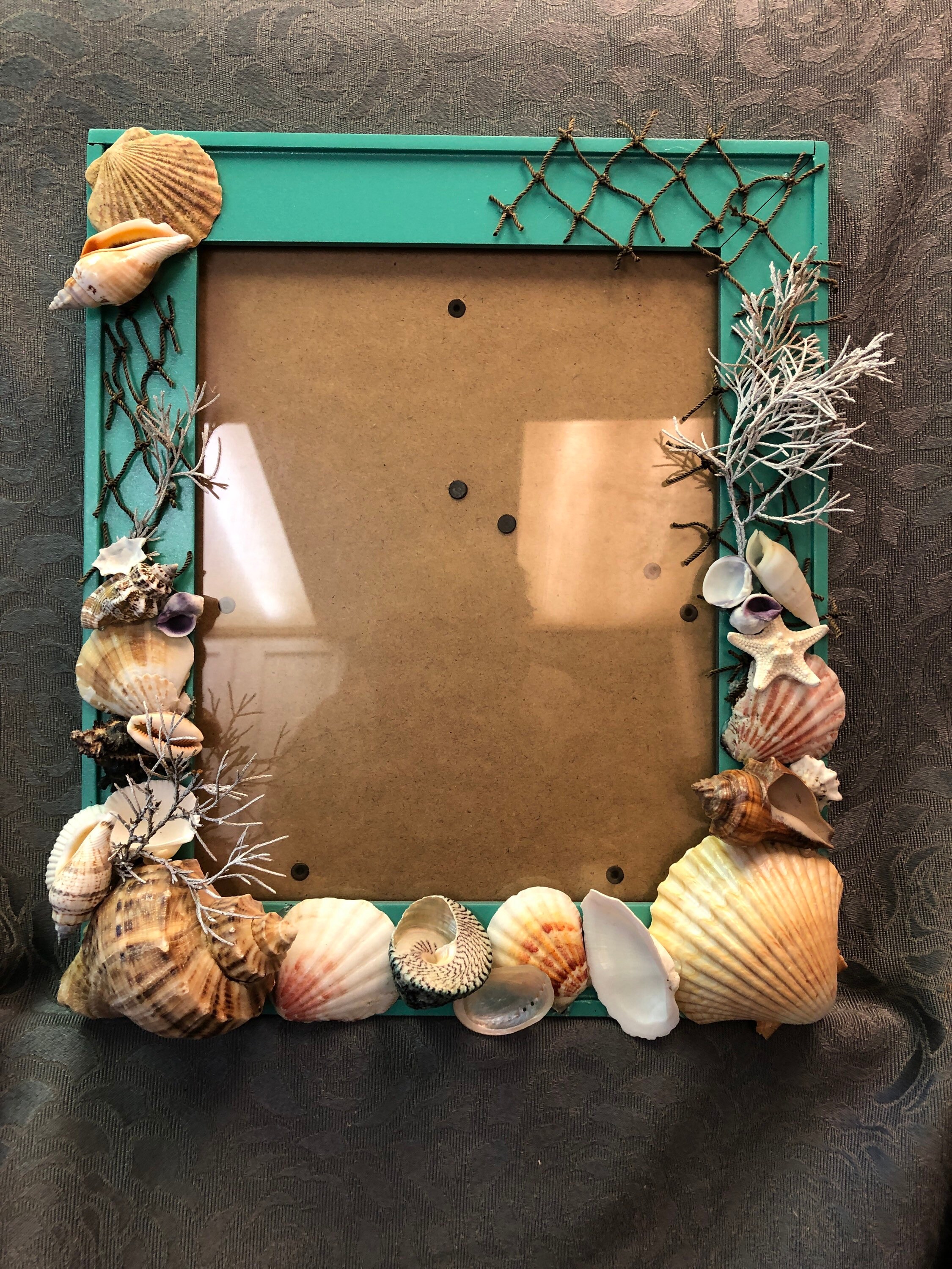Seashell Picture Frame Etsy