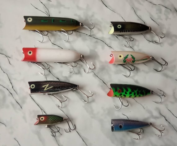 Heddon Lucky 13, Baby Lucky 13, Tiny Lucky 13, Chugger Spook. Collectible.  Price for One Lure. -  Norway