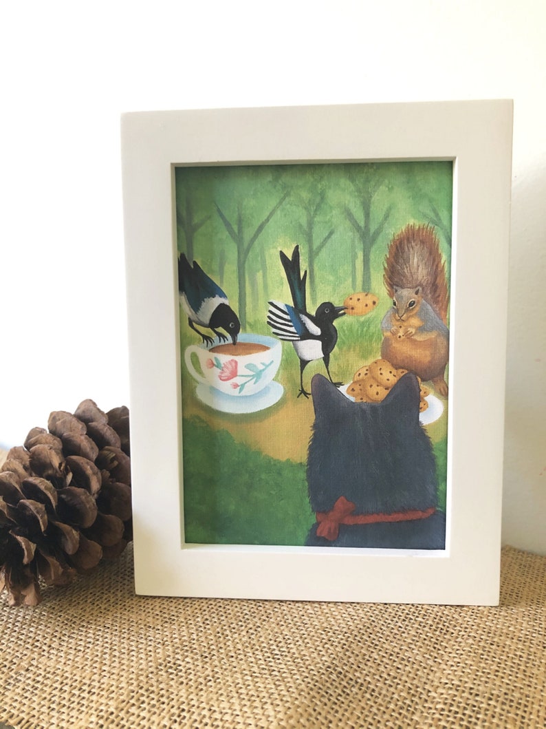 animal-tea-party-art-print-gifts-for-tea-lovers-gifts-for-etsy