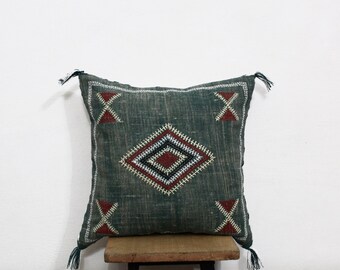 Moroccan cushion | Etsy Mercer Ikat Applique Pillow 24 inch