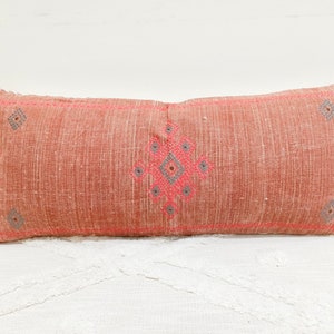 Embroidered Linen Pillow Cover Handcrafted Natural Pillowcase Eco-Friendly and Stylish Home Essential Gift For her image 4