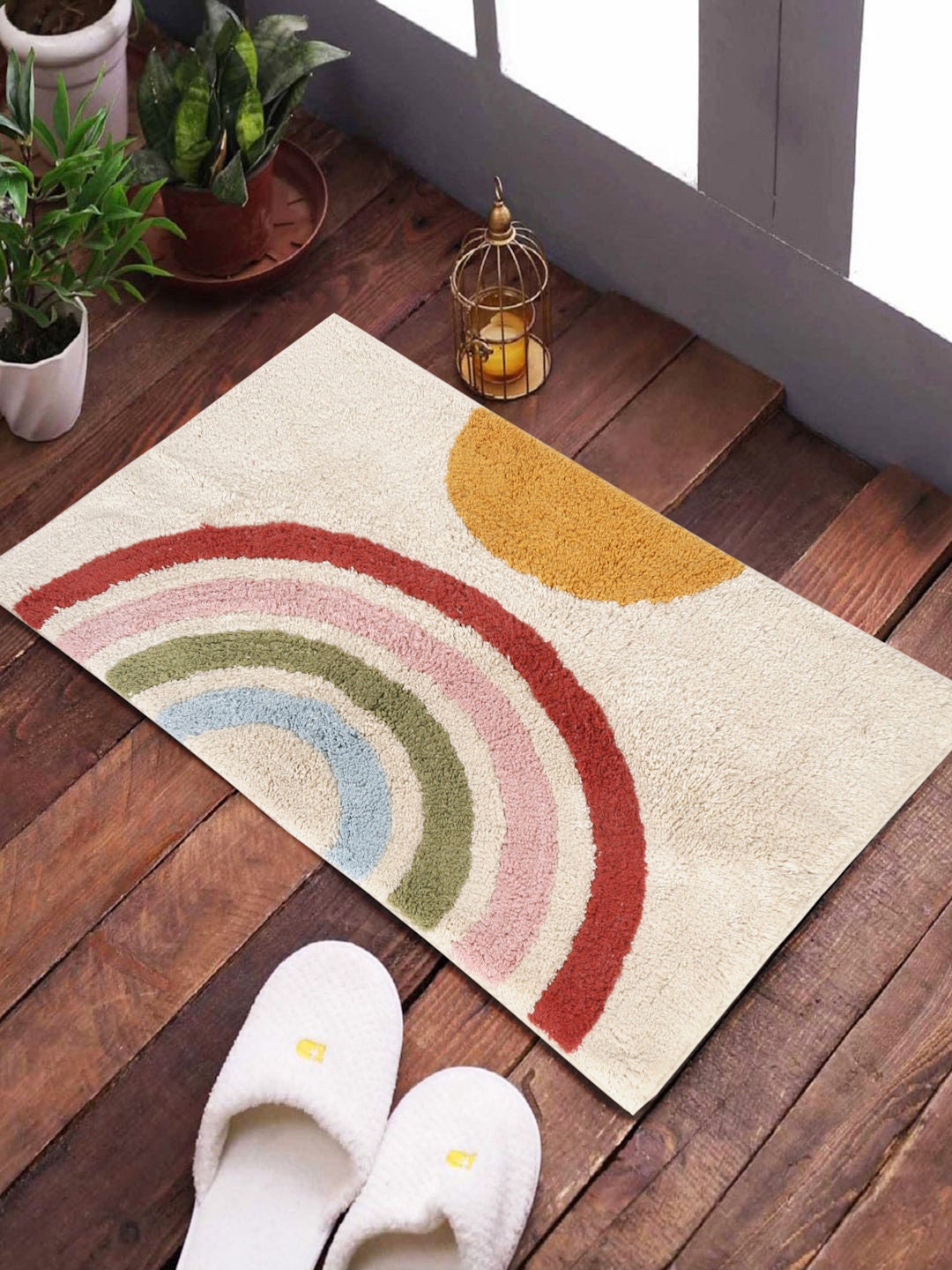 Rainbow Bath Mat Bathroom Rugs Funny Cute Bathroom Decor - Temu