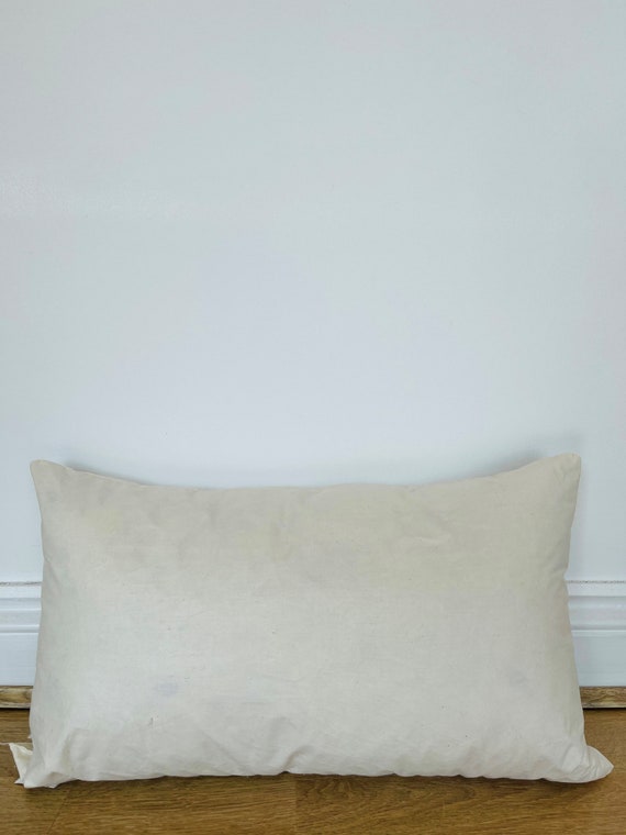 Feather Filled Pillow Inserts 12 X 20 Cushion Insert Pillow Gift