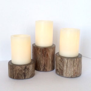 Pillar Candle Holder, Wood Candle Riser, Pillar Candle Stand