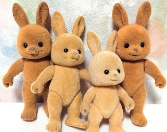 Petits Malins Mapletown Bunny Family Maple Town Forest families collection retro brinquedinho bebê calico critters Sylvanian like