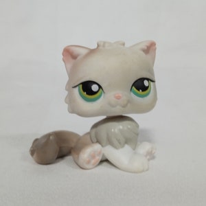 Littlest PetShop Hasbro #328 Persian Cat Retro Toy Collection Littlest Pet Shop