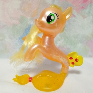 My little pony G4 Friendship is Magic - Applejack - seapony MLP FIM Movie collection retro baby toy