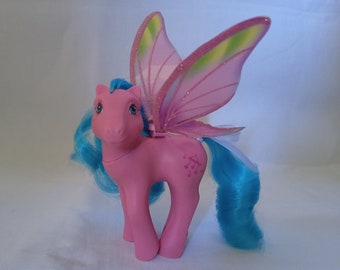 Mein kleines Pony Vintage G1 Flutter Ponies „Wingsong“ Retro-Babyspielzeug zum Sammeln