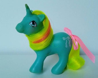 My little pony vintage G1 Euro UK exclusive nbbe Play and Care baby ponies "Baby Ribbon" collection jouet rétro baby