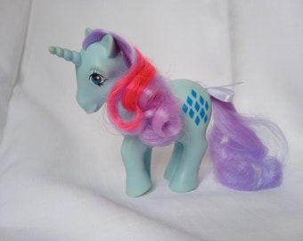 My little pony vintage G1 Unicorns & Pegasus ponies "Sparkler" Italy variation collection jouet rétro baby
