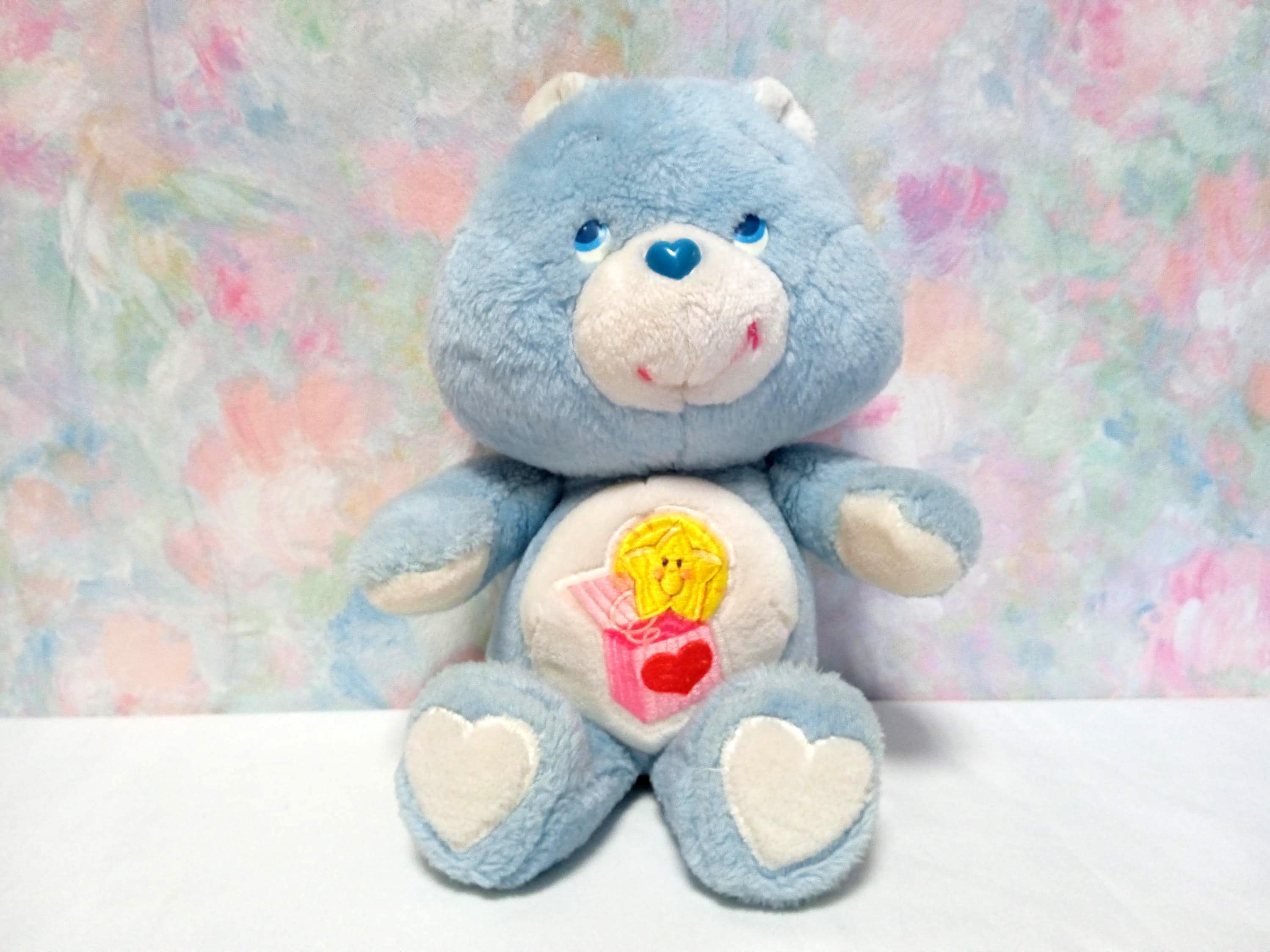 Peluche 33cm Bisounours Care Bears Groschampion Vintage Kenner A-51 no Popples