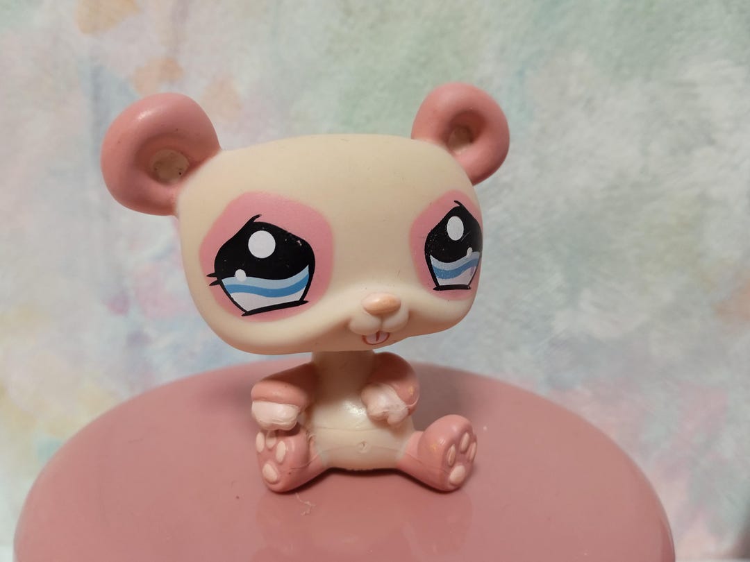 Figurine LITTLEST PET SHOP - Panda Numéro 1328 - Hasbro - Occasion - Bon État Général
