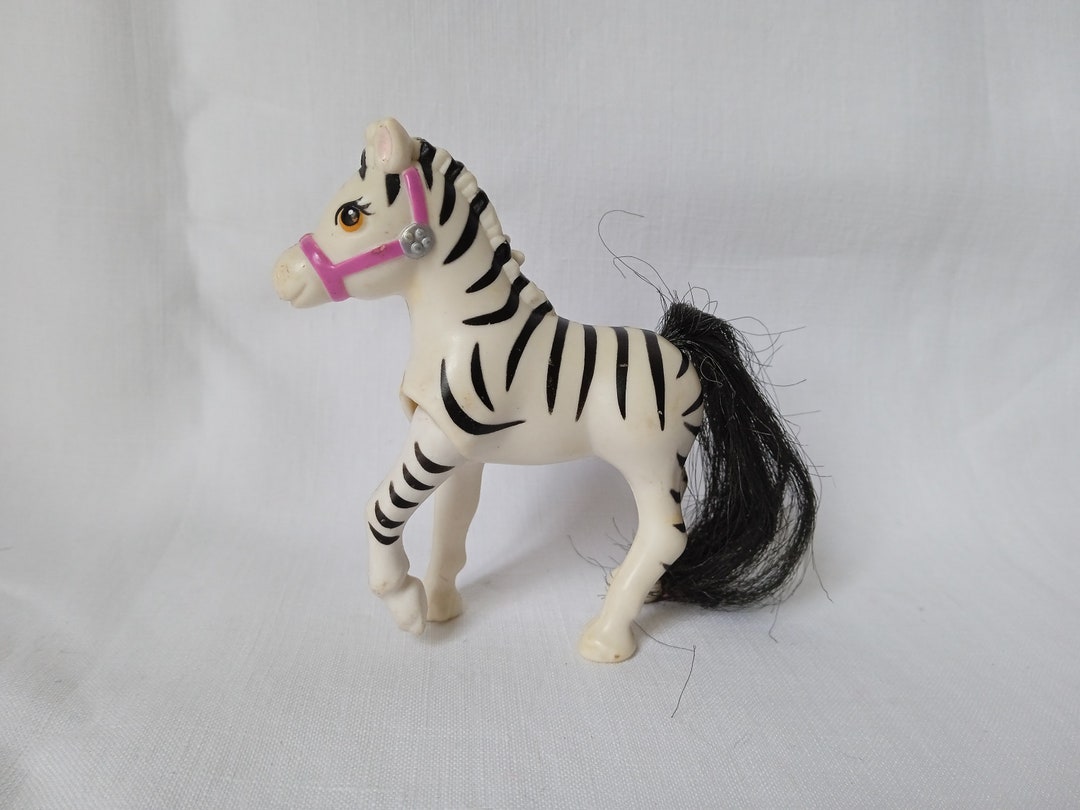 Littlest Pet Shop Kenner Vintage baby Zebra ZOO NURSERY PETS Figure Old