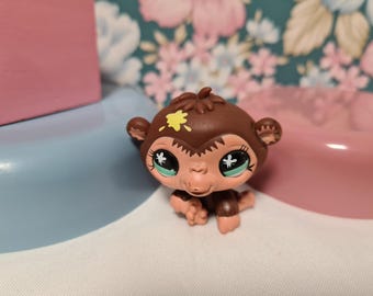 Lot De Singes Littlest Pet Shop Vintage – Chimpanzé, Gorille – Hasbro – Europe
