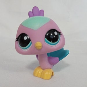Littlest PetShop Hasbro figure #1960 Peacock collectible retro toy Littlest Pet shop