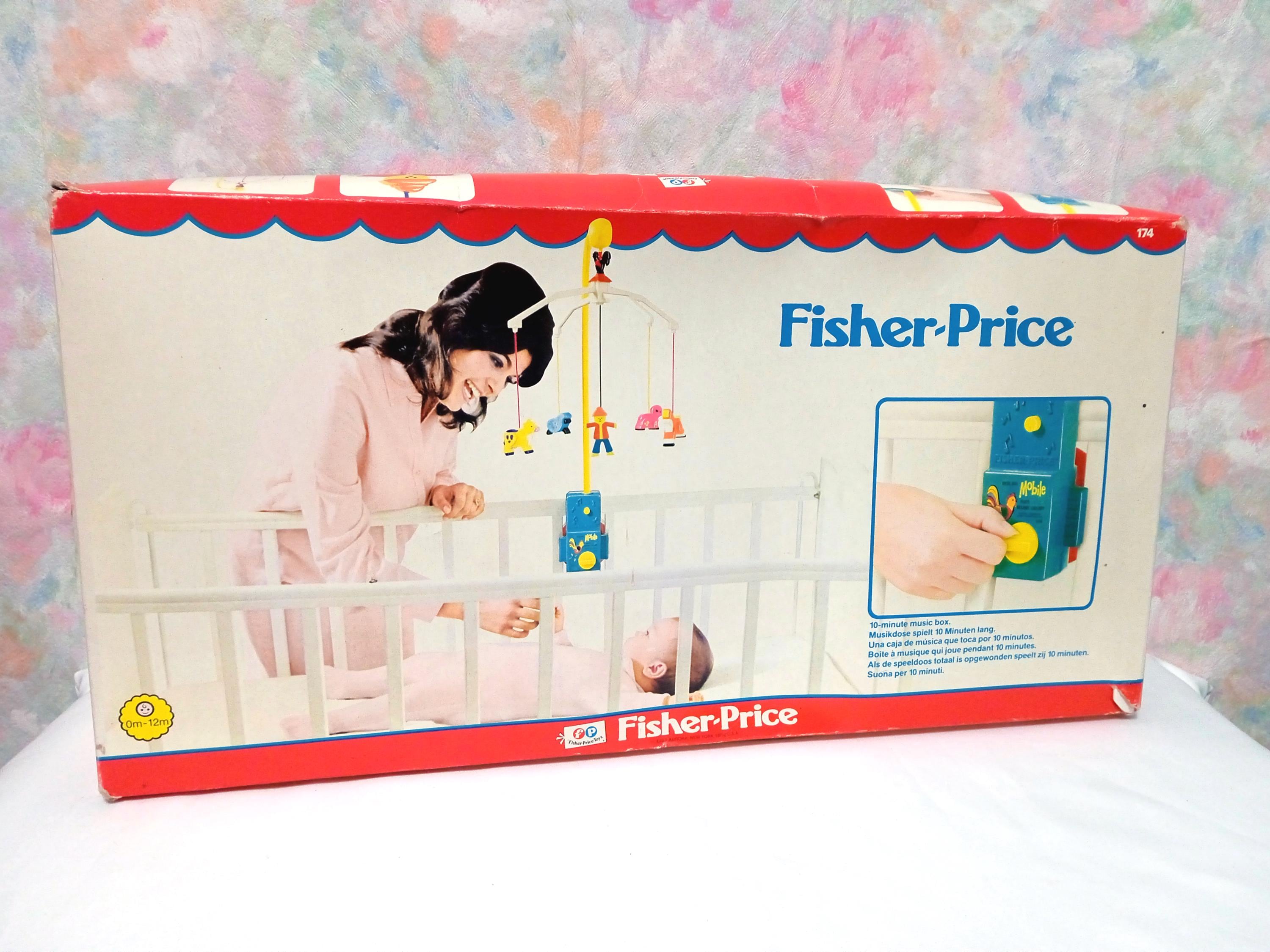 Fisher-price Music Box Mobile 1978-1980 Original Vintage