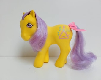 My Little Pony Vintage G1 Euro Exclusive Schooltime Pony &quot;Musictime&quot; Collection Retro Baby Toy