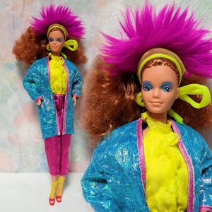 Barbie vintage pop antieke pop #2427 Rockers Diva uit Barbie and the Rockers 1985 collectie retro speelgoed verjaardag