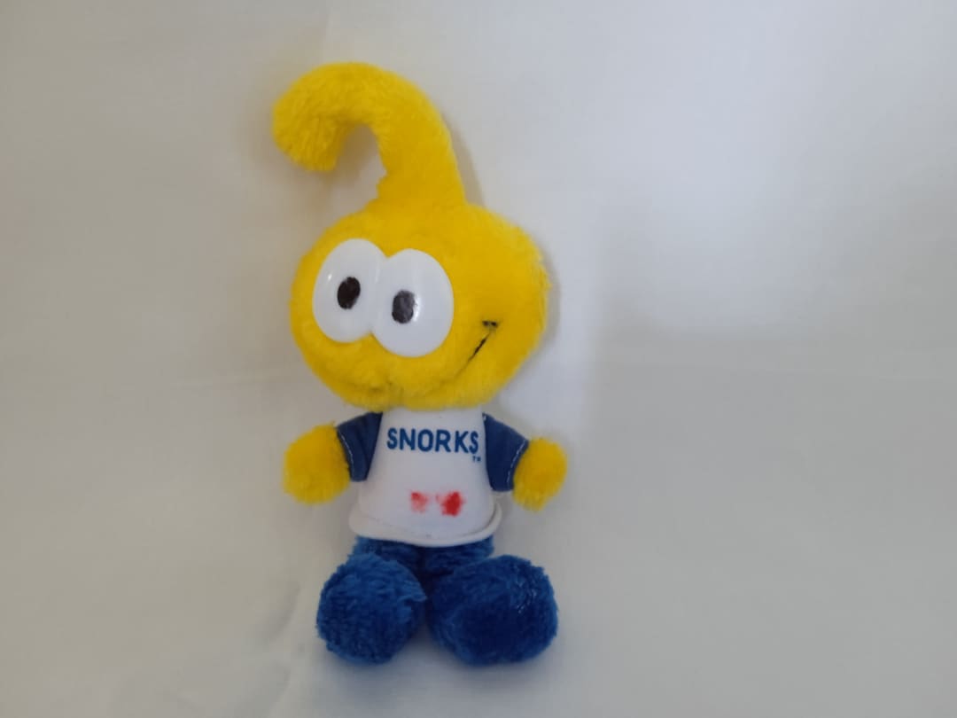 Snorky Snorks Allstar Seaworthy 80's Plush Small Model Vintage