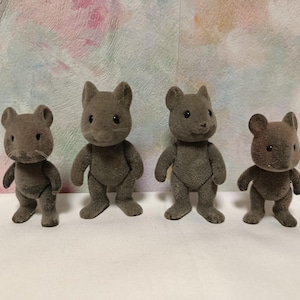 Sylvanian Families Vintage Mouse Collection Retro Toy Baby Calico Critters Sylvanian Like Little Rascals Mapletown Maple Town