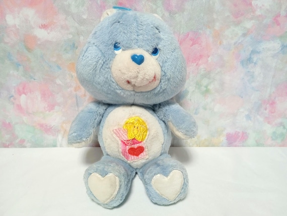 Plüschbär Bisounours CARE BEARS Kissheart rosa Muster 30 cm