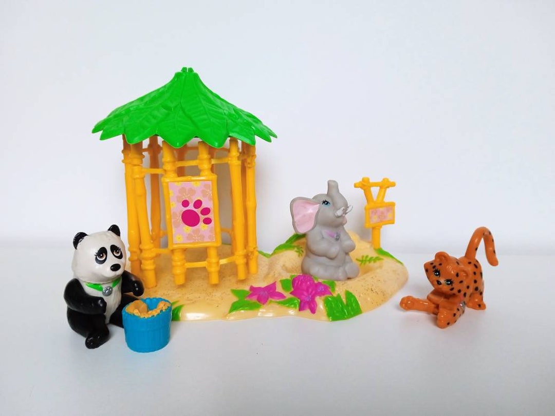 Littlest Pet Shop Kenner Vintage zoo Jungle Bunch ZOO Keep Me Safe Pets