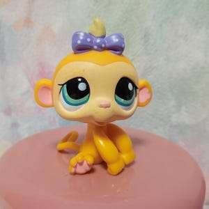 Littlest PetShop Hasbro #1635 Monkey Collection Retro Toy Littlest Pet Shop