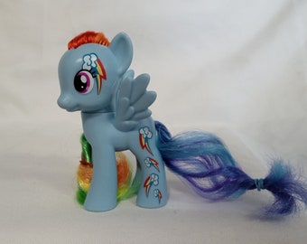 Mein kleines Pony G4 Friendship is Magic „Rainbow Power Rainbow Dash“ Retro-Babyspielzeug aus der MLP FIM-Kollektion