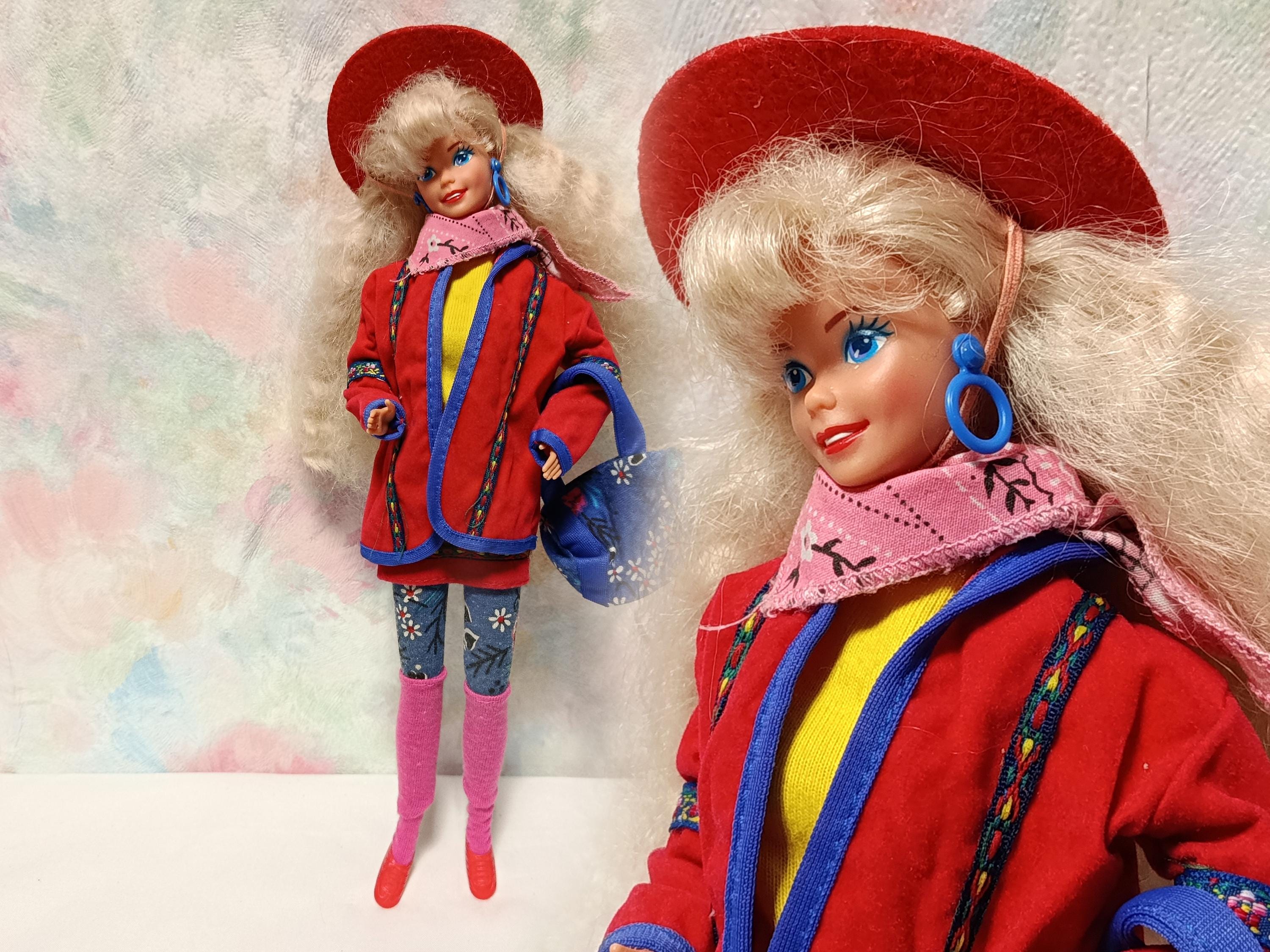 Vintage Mattel Barbie Doll #9404, Barbie United Colors of Benetton