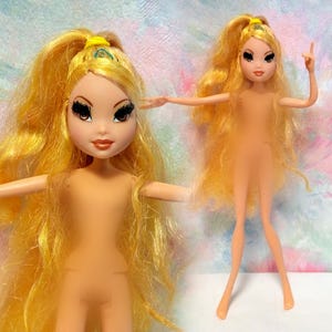 Mattel Winx Club doll vintage Stella Glam Magic Enchantix