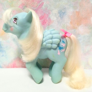 MY LITTLE MEIN Kleines Pony G1 Glittering Gem 1984 Brush N Grow China EUR 34,90 - PicClick DE