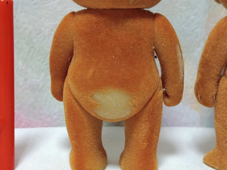 Skogsfamiljer Simba Kor retroleksakskollektion babykalikådjur Sylvanian-liknande Petits Malins Mapletown Maple Town bild 3