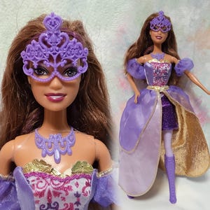 Barbie vintage doll antique doll Barbie and the Three Musketeers &quot;Princess Viveca&quot; collection retro toy diamond palace