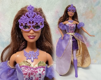 Barbie Vintage Puppe antike Puppe Barbie und die drei Musketiere "Prinzessin Viveca" Kollektion Retro Spielzeug Diamant Palast