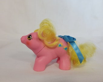 Il mio piccolo pony vintage G1 Newborn Baby Ponies "Tappy" Giocattolo per bambini retrò da collezione Hasbro