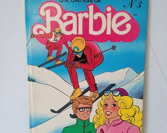 Vintage Barbie - Libro "Una aventura de Barbie n.3" Eurédif 1984 colección de juguetes retro