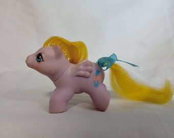 Mein kleines Pony Vintage G1 Neugeborene Zwillinge Baby Ponys „Speckles“ Sammlerstück Retro-Babyspielzeug Hasbro