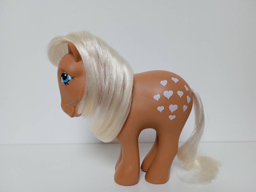 Vintage My Little Pony G1 ugrálóköteles póni