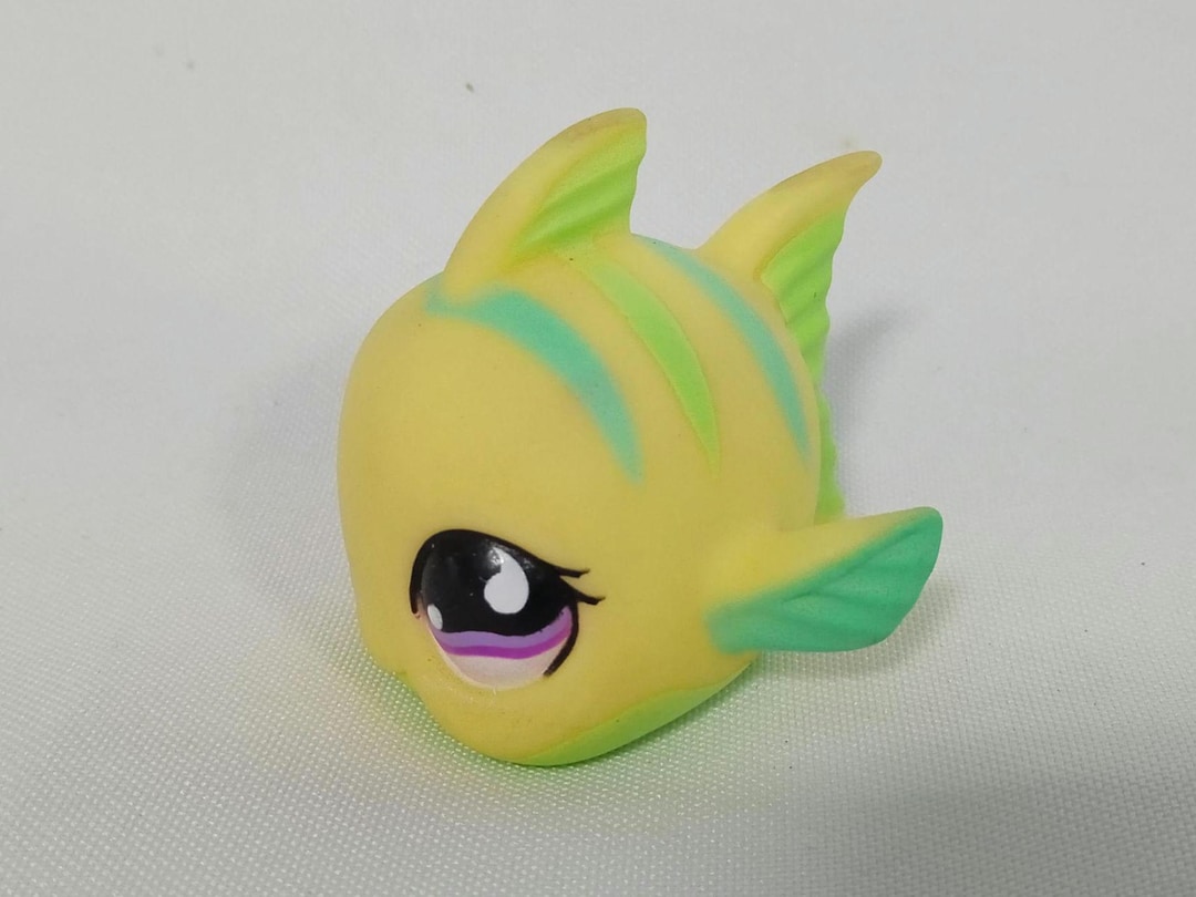 Littlest Pet Shop Hasbro #519 Fish Collection Retro Toy Littlest Pet ...