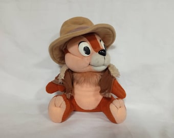 Chip und Dale Disney Authentische Vintage-Plüsch-Rescue Rangers. Chip und Dale „Risk Rangers“-Plüsch-Alt-Retro-Spielzeugkollektion