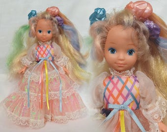 Lady Lovelylocks Mattel Lady Lovelylocks and the Minilocks Vintage Doll 1986 Retro Toy Collection