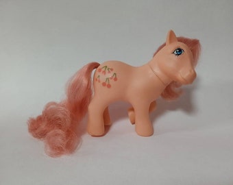 My little pony vintage G1 Earth Ponys "Cherries Jubilee" Made in Italy Variation Retro Baby Spielzeug Kollektion