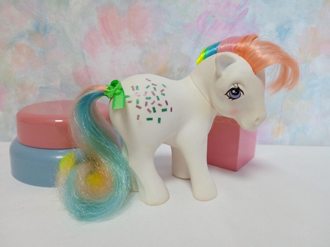 My Little Pony Vintage G1 Wedding Bell Pony - Confetti Retro Toy ...