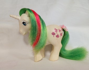 Il mio piccolo pony vintage G1 Euro esclusivo Star del cinema Pony "Gusty" Made in Italy non così morbido collezione di variazioni europee retrò giocattolo per bambini